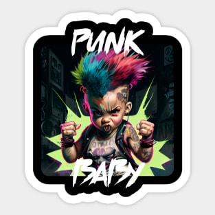 Graffiti Style - Cool Punk Baby 4 Sticker